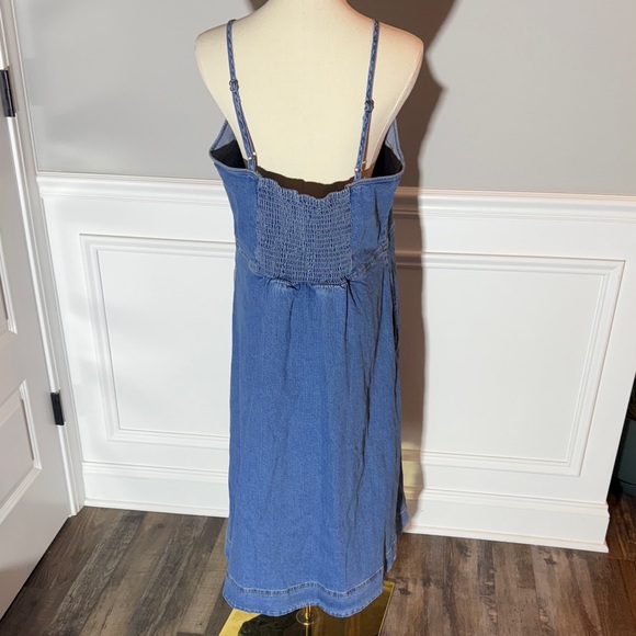 Universal Thread Denim A Line Button Down Dress - Picture 6 of 8